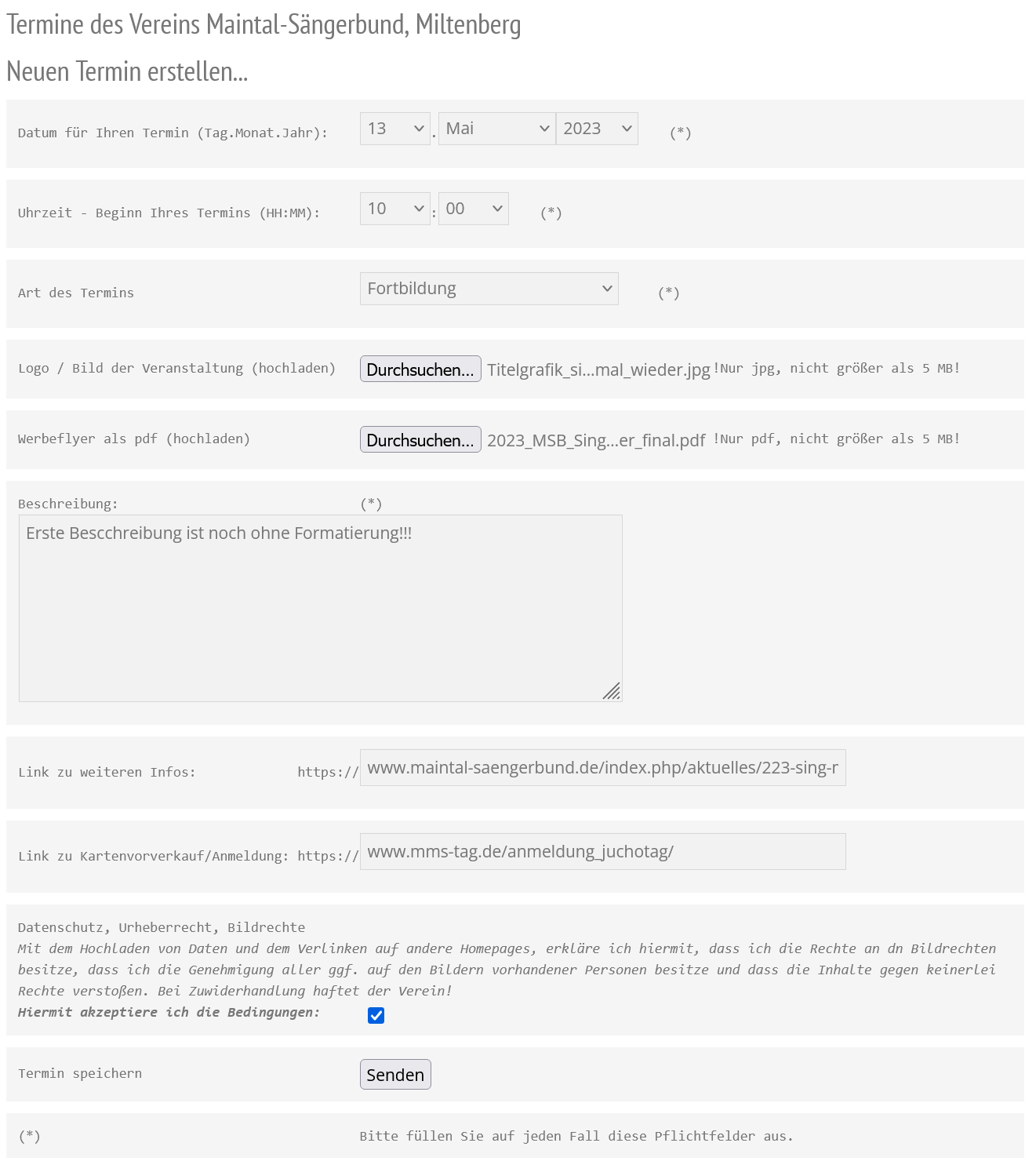 Screenshot Termin 03